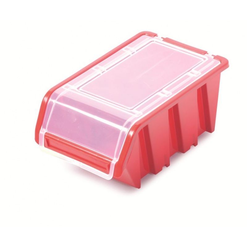Kistenberg Plastový úložný box s vekom červený TRUCK PLUS KTR20F KISTENBERG